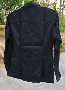 Classic Black Button-Up Shirt