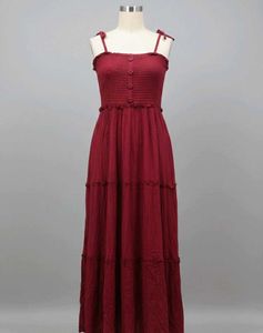 FREE SHIPPING📦Burgundy Maxi Sundress