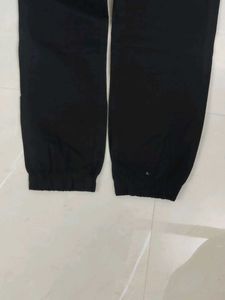 Men's Black Cargo Jogger Pants