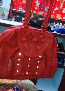 Cherry Red Handbag