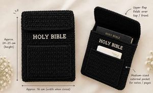Handmade Crocheted "HOLY BIBLE" Cover 2 set