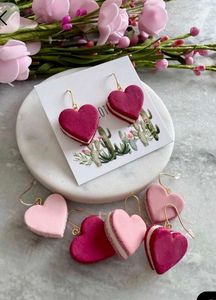 Heart Macaron Earrings