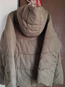Olive Puffer Jacket