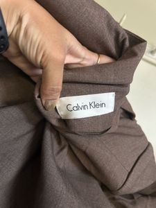 Classic Brown Two-Button Blazer
