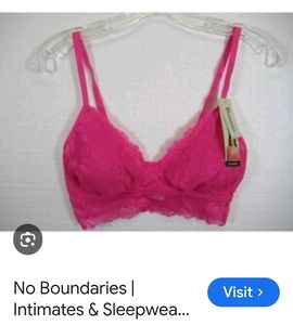 No boundaries Coral Lace Bralette