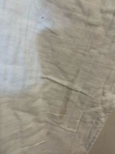 Freesize White Linen Blend Pants