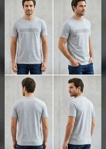 Men's Grey Graphic T-Shirt