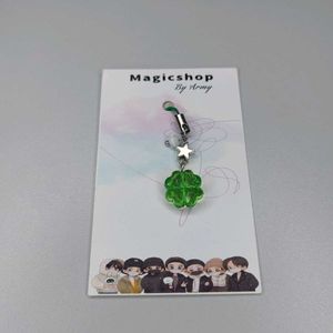 Cute Clover Charm Phone Strap