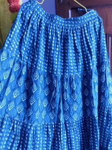 Long cotton skirt