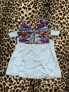 y2k Urban outfitters Sparkly party Mini Dress