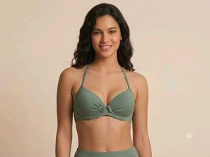 Blue Push-Up Bra