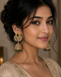 Green Heavy Earings