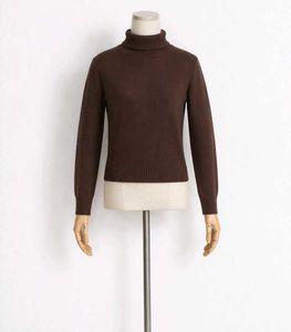 Brown Turtleneck Sweater
