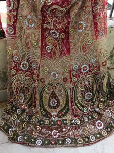 Embellished Traditional Bridal Lehenga with very h