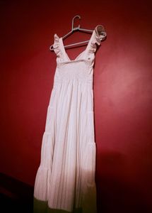 Chic White Tiered Maxi Dress