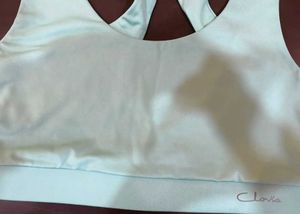 Clovia Mint Green Sports Bra