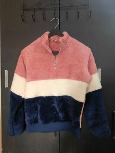 Cozy Colorblock Fleece Sweatshirt