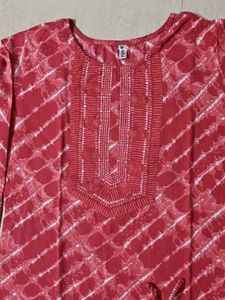 Yufta Cotton Kurta Set For Women
