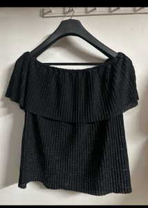 Sparkly Off-Shoulder Top