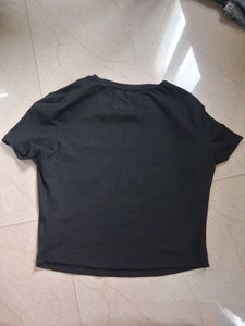 Black Graphic Print T-Shirt