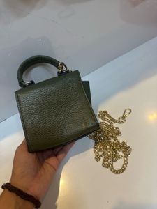 Chic Mini Top-Handle Bag with Gold Chain