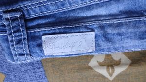 ripped low rise Denim Shorts