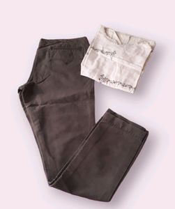 Low Waist Cotton Pant