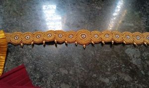 Customised fabric Beaded Waist Belt