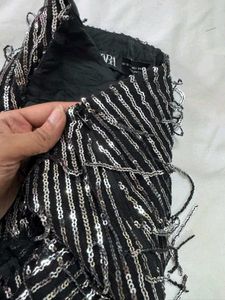 Glitz pop mini skirt zara