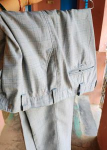 Men's Grey shirt pant both (safari shuit)