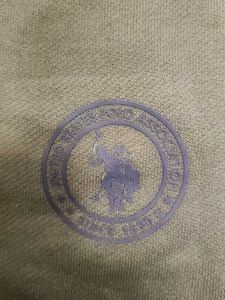 U.S POLO ASSN Men's Olive Green Athletic Shorts