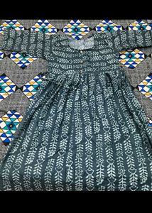 Elegant Printed midi frock Kurta