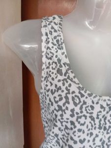 Leopard Print Racerback Tank Top