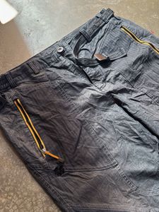 Stylish Cargo Pants with Zip Details