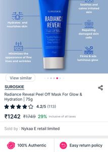 SUROSKIE Radiance Reveal Peel Off Mask