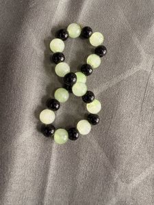 Set of 4 Beaded Bracelets with Charm