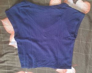 ZUDIO TOP NAVY BLUE(little crop)