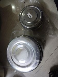 Steel Dibba And Small Tiffin