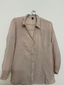 Cream Formal shirt