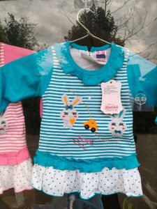 Cute Cat Print Baby Dress