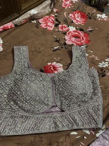 Embellished Lavender Blouse