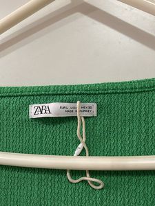 Zara Green Crop Top