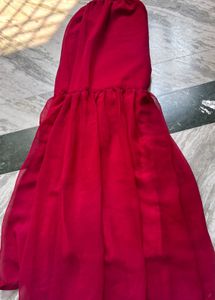 Sparkling Red Kurta Set