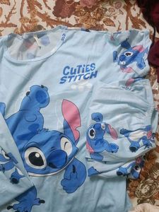 Cute Stitch Pajama Set