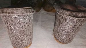 Sparkly Bow Sandals