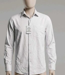 BASICS White Long Sleeve Buttom shirt