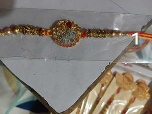 Designer Rakhi Bracelet  any 3 with tilak