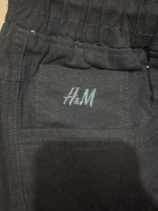 Men's Black Cargo Jogger Pants