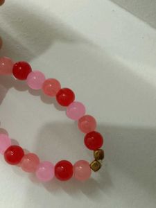 Charming Beaded Bracelet ( fire and flower )