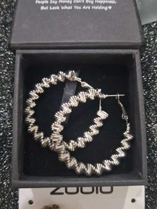 Chunky Hoop Earrings Set